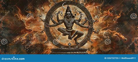 Ältaren till Shiva? - En Intricat Skildring av Gudomlig Kraft och Kosmisk Harmoni